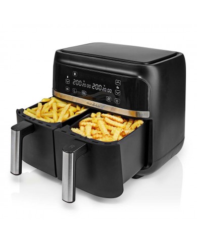 NEDIS FRITADEIRA S/OLEO 7,6LT 3000W C/ 2CESTAS PRETO
