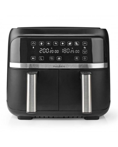 NEDIS FRITADEIRA S/OLEO 7,6LT 3000W C/ 2CESTAS PRETO NEDIS FRITADEIRA S/OLEO 7,6LT 3000W C/ 2CESTAS PRETO