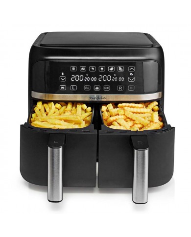 NEDIS FRITADEIRA S/OLEO 7,6LT 3000W C/ 2CESTAS PRETO NEDIS FRITADEIRA S/OLEO 7,6LT 3000W C/ 2CESTAS PRETO