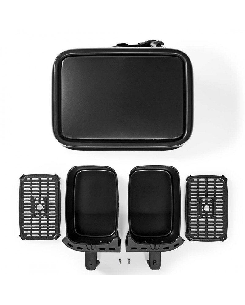 NEDIS FRITADEIRA S/OLEO 7,6LT 3000W C/ 2CESTAS PRETO NEDIS FRITADEIRA S/OLEO 7,6LT 3000W C/ 2CESTAS PRETO