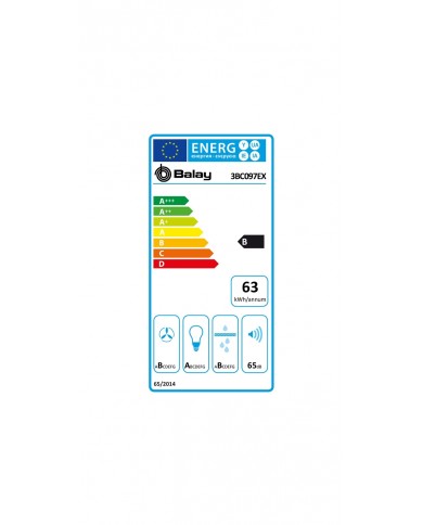 BALAY CHAMINE 70CMS 733M3/H 3+1V INOX A - 3BC978HX BALAY CHAMINE 70CMS 733M3/H 3+1V INOX A - 3BC978HX