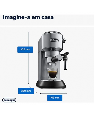 DELONGHI MAQUINA CAFE EXPRESSO 1300W 15BAR VERMELHA