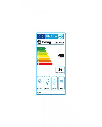 BALAY CHAMINE 70CMS 671M3/H 3+1V INOX A - 3BC977GX BALAY CHAMINE 70CMS 671M3/H 3+1V INOX A - 3BC977GX