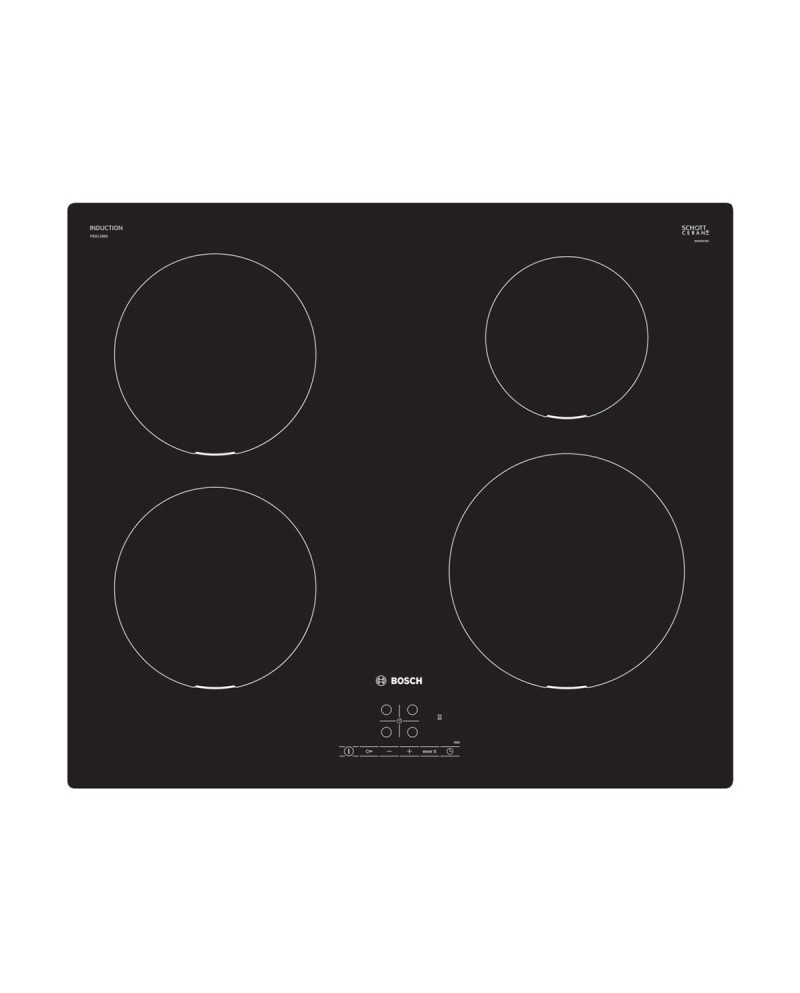 BOSCH PLACA INDUÇAO 4 ZONAS 60CM SEM ARO - PIE611BB5E BOSCH PLACA INDUÇAO 4 ZONAS 60CM SEM ARO - PIE611BB5E