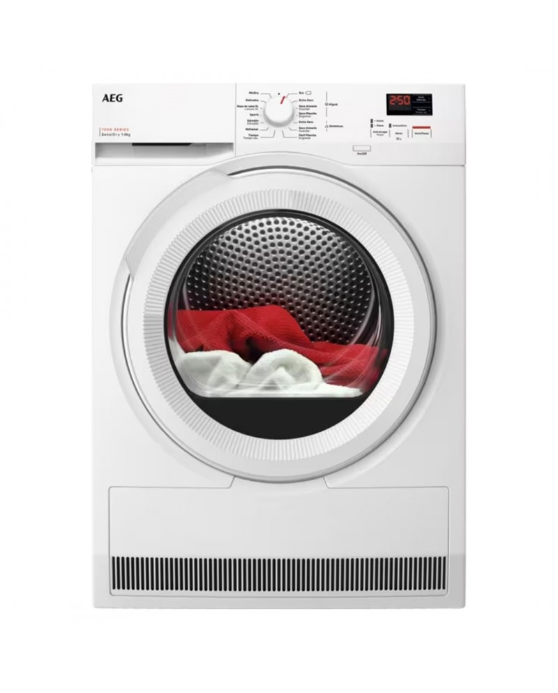 AEG SECADOR ROUPA 8KG CONDENSAÇAO BOMBA DE CALOR A++ - TR708L2OZ