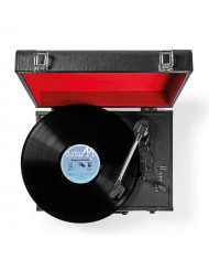 NEDIS GIRA DISCOS 33/45/78RPM 2X9W BT USB PRETO NEDIS GIRA DISCOS 33/45/78RPM 2X9W BT USB PRETO