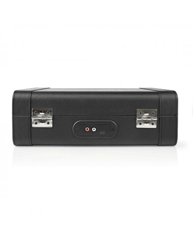 NEDIS GIRA DISCOS 33/45/78RPM 2X9W BT USB PRETO NEDIS GIRA DISCOS 33/45/78RPM 2X9W BT USB PRETO