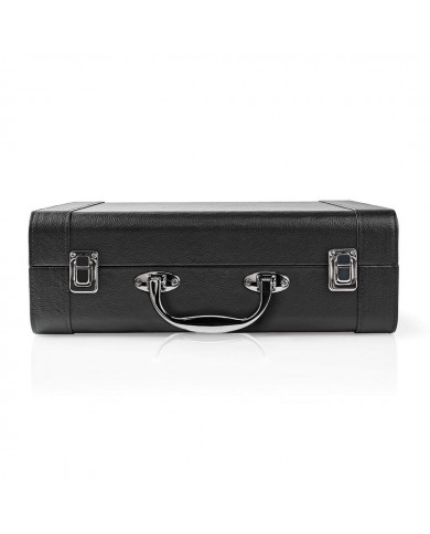 NEDIS GIRA DISCOS 33/45/78RPM 2X9W BT USB PRETO NEDIS GIRA DISCOS 33/45/78RPM 2X9W BT USB PRETO