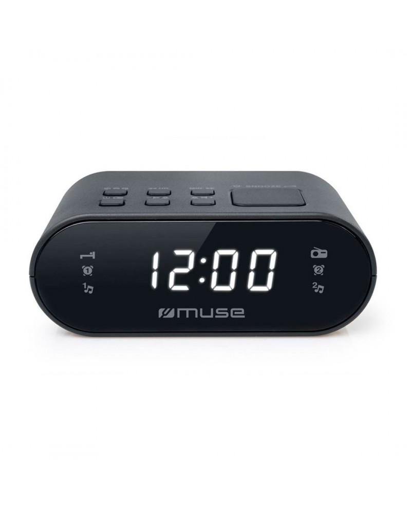 MUSE RADIO RELOGIO DESPERTADOR PRETO MUSE RADIO RELOGIO DESPERTADOR PRETO
