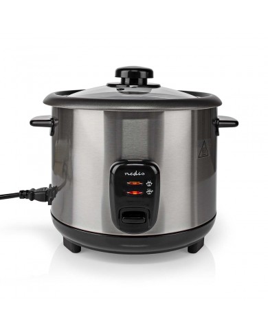 NEDIS PANELA COZER ARROZ CAPACIDADE 1,5LT 500W INOX