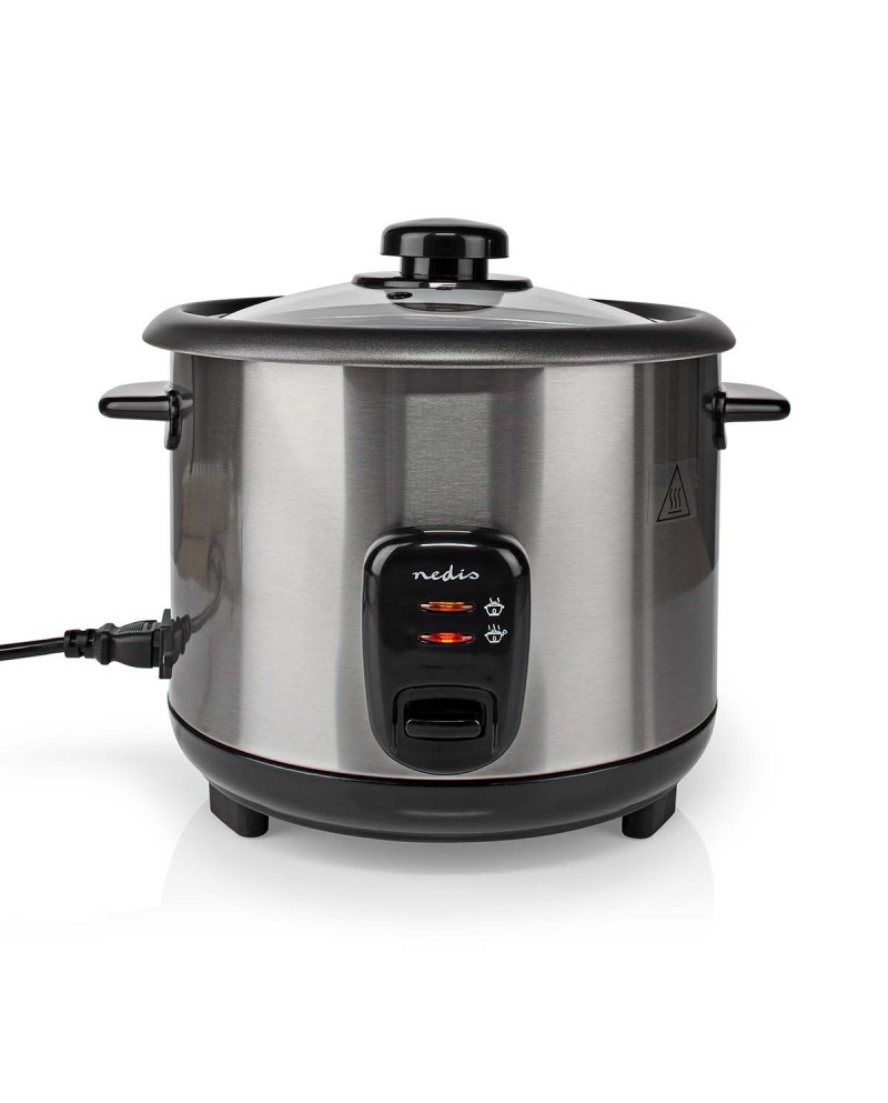 NEDIS PANELA COZER ARROZ CAPACIDADE 1,5LT 500W INOX NEDIS PANELA COZER ARROZ CAPACIDADE 1,5LT 500W INOX