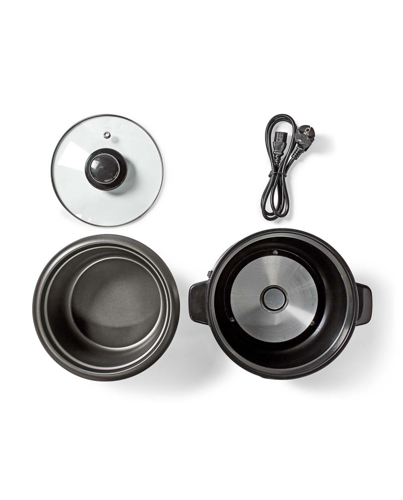 NEDIS PANELA COZER ARROZ CAPACIDADE 1,5LT 500W INOX NEDIS PANELA COZER ARROZ CAPACIDADE 1,5LT 500W INOX