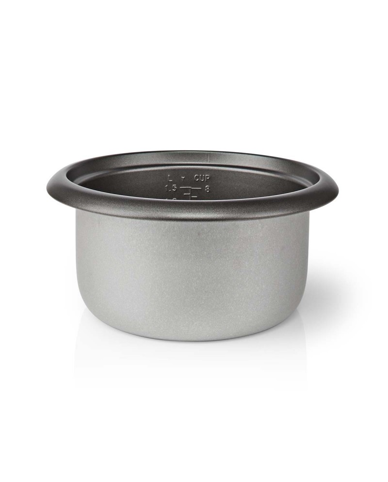 NEDIS PANELA COZER ARROZ CAPACIDADE 1,5LT 500W INOX NEDIS PANELA COZER ARROZ CAPACIDADE 1,5LT 500W INOX