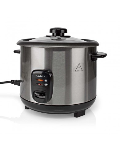 NEDIS PANELA COZER ARROZ CAPACIDADE 1,5LT 500W INOX