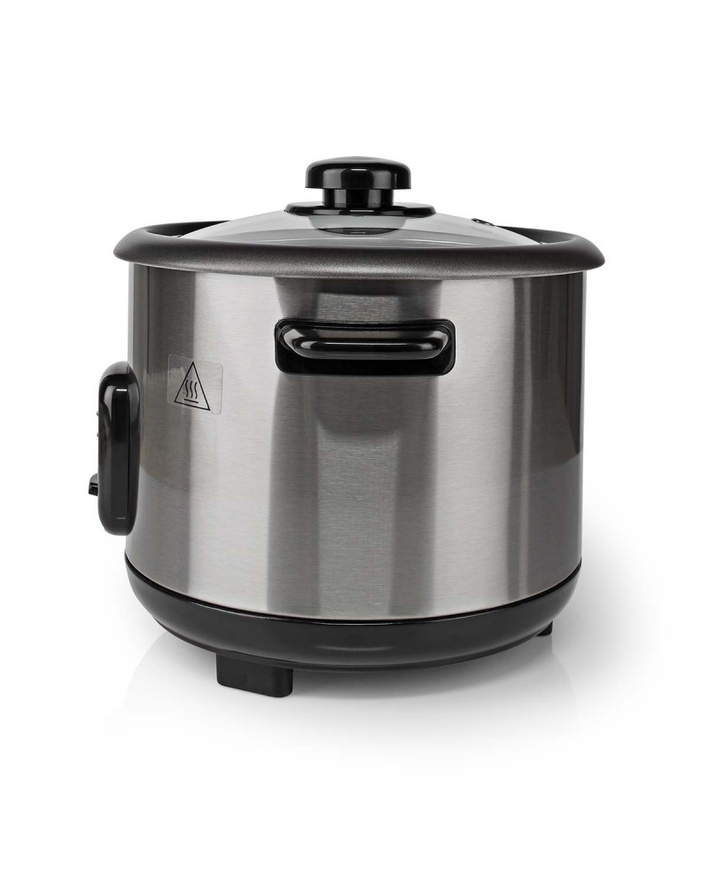 NEDIS PANELA COZER ARROZ CAPACIDADE 1,5LT 500W INOX NEDIS PANELA COZER ARROZ CAPACIDADE 1,5LT 500W INOX