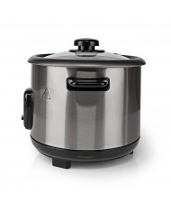 NEDIS PANELA COZER ARROZ CAPACIDADE 1,5LT 500W INOX NEDIS PANELA COZER ARROZ CAPACIDADE 1,5LT 500W INOX