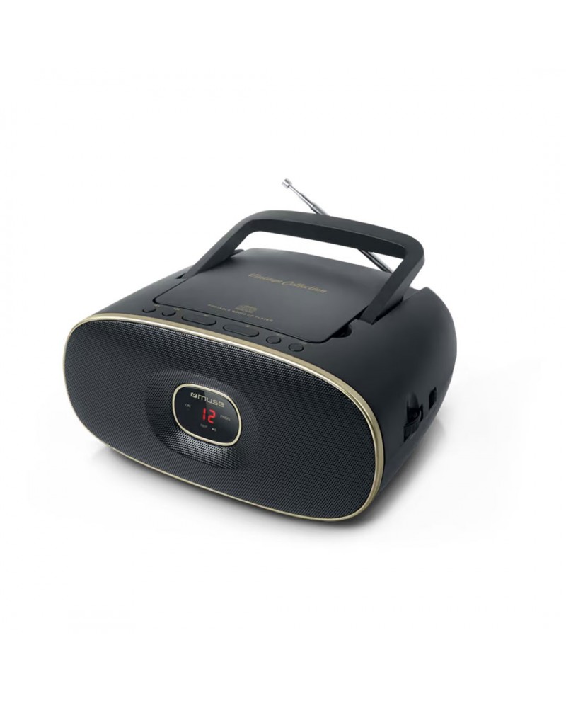 MUSE RADIO PORTATIL C/CD RADIO MW/FM 230V PRETO MUSE RADIO PORTATIL C/CD RADIO MW/FM 230V PRETO