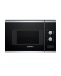 BOSCH MICROONDAS INTEG 20LT 800W ABERT À ESQ INOX/PRETO - BFL520MS0 BOSCH MICROONDAS INTEG 20LT 800W ABERT À ESQ INOX/PRETO - BFL520MS0