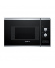 BOSCH MICROONDAS INTEG 20LT 800W ABERT À ESQ INOX/PRETO - BFL520MS0
