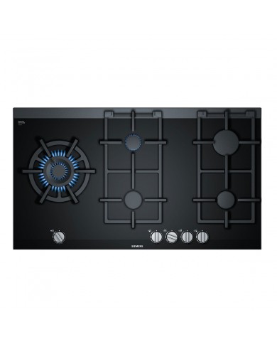 SIEMENS PLACA 90CM VITRO 5 GAS 1 WOK VIDRO PRETO - ER9A6SB70 SIEMENS PLACA 90CM VITRO 5 GAS 1 WOK VIDRO PRETO - ER9A6SB70