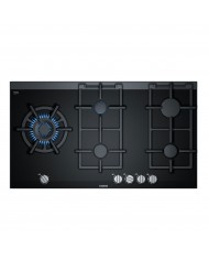 SIEMENS PLACA 90CM VITRO 5 GAS 1 WOK VIDRO PRETO - ER9A6SB70