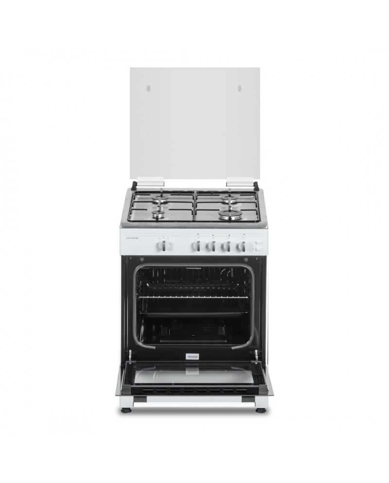 TELEFAC FOGAO 4G 855X600X630 FORNO GAS 55LT BRANCO - TFF6662B TELEFAC FOGAO 4G 855X600X630 FORNO GAS 55LT BRANCO - TFF6662B
