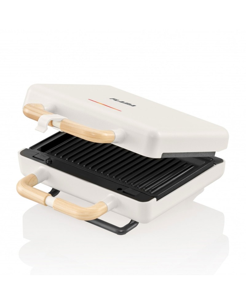 FLAMA SANDWICHEIRA PLACAS GRILL 800W BRANCA - 4961FL