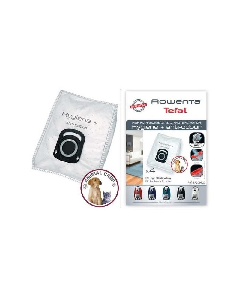 ROWENTA SACOS ASPIRADOR HYGIENE ANTIODOR ATE 4,5LT P/GAMA - ZR200720