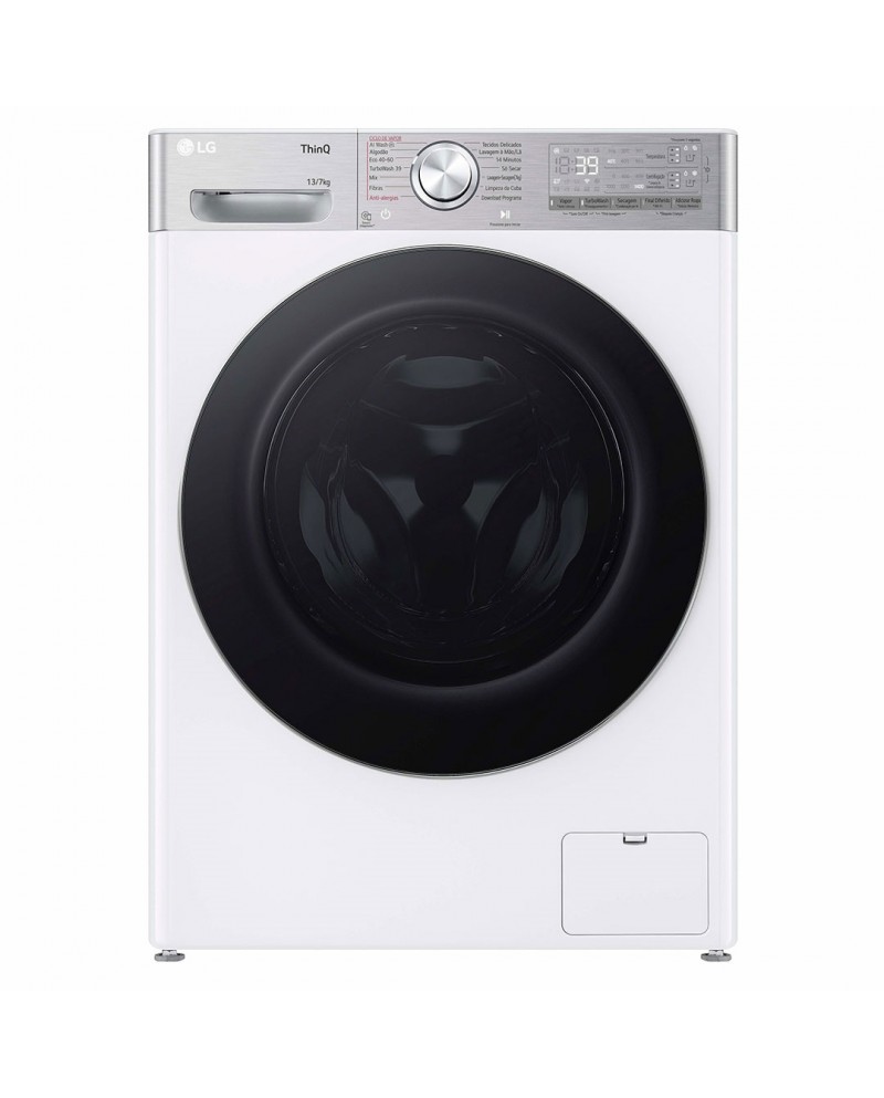 LG MAQUINA LAVAR 13KG E SECAR 7KG 1400RT AIDD STEAM+ A - F4DR9513P2W LG MAQUINA LAVAR 13KG E SECAR 7KG 1400RT AIDD STEAM+ A - F4DR9513P2W