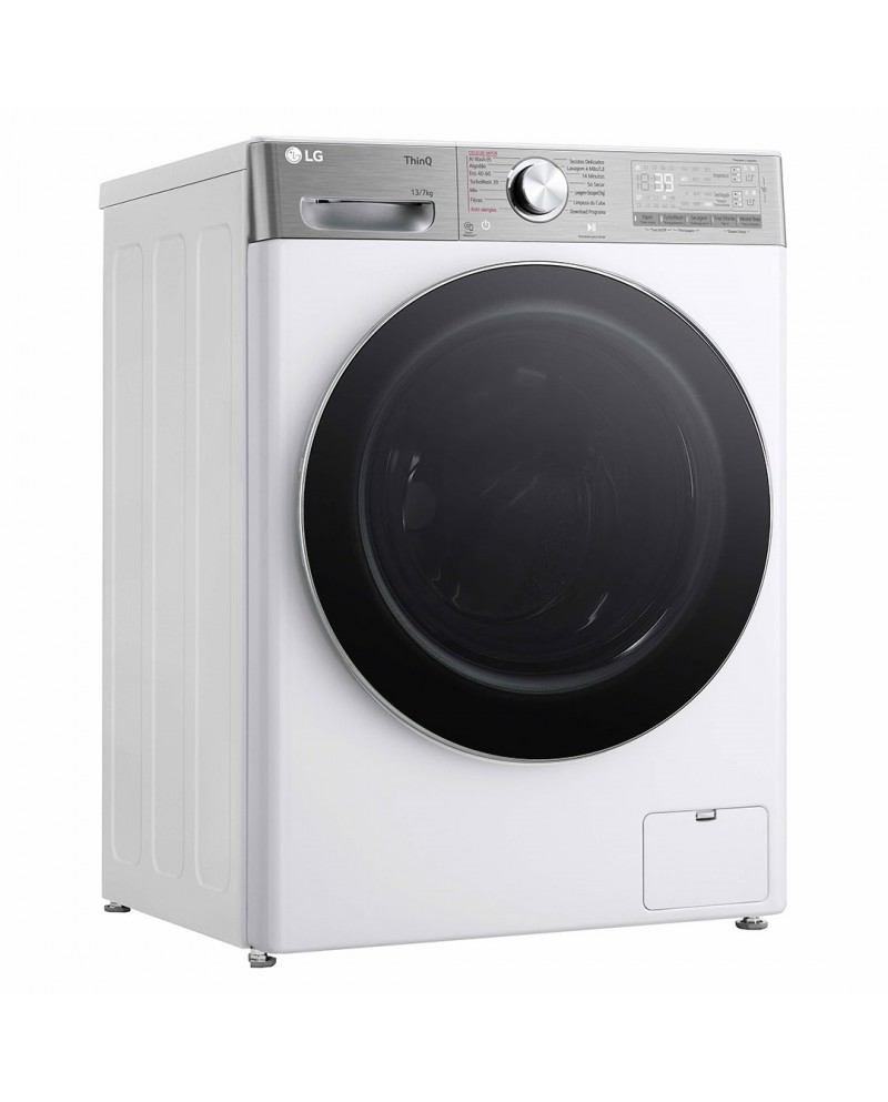 LG MAQUINA LAVAR 13KG E SECAR 7KG 1400RT AIDD STEAM+ A #3 - F4DR9513P2W LG MAQUINA LAVAR 13KG E SECAR 7KG 1400RT AIDD STEAM+ A #3 - F4DR9513P2W