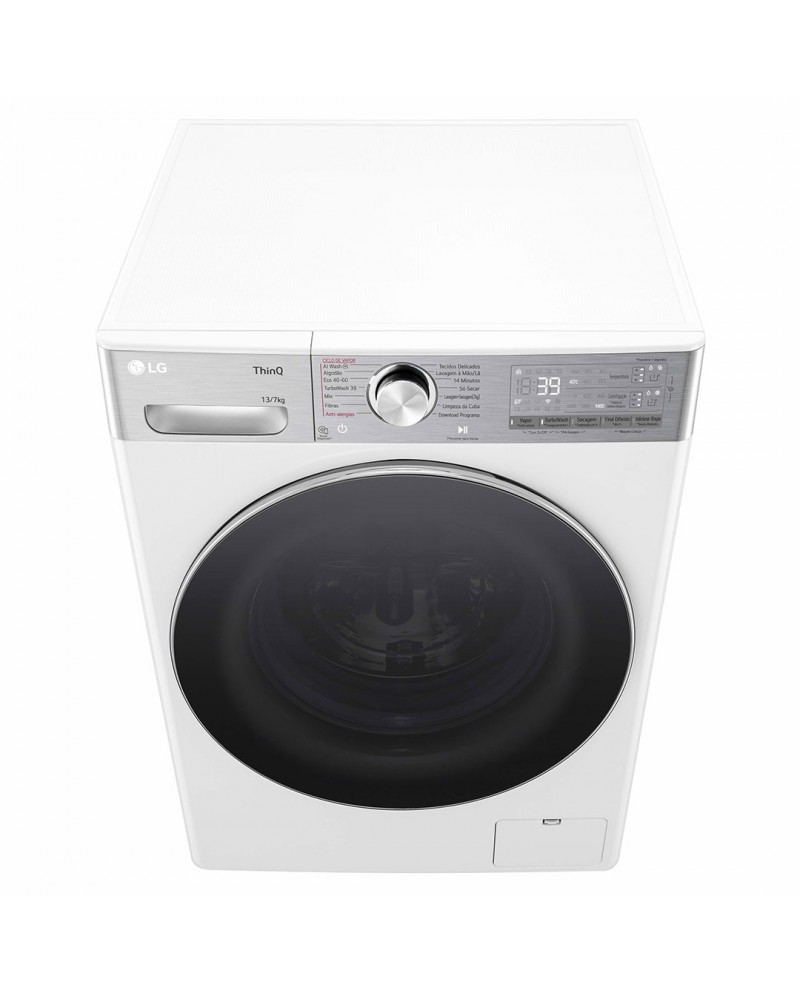 LG MAQUINA LAVAR 13KG E SECAR 7KG 1400RT AIDD STEAM+ A #8 - F4DR9513P2W LG MAQUINA LAVAR 13KG E SECAR 7KG 1400RT AIDD STEAM+ A #8 - F4DR9513P2W