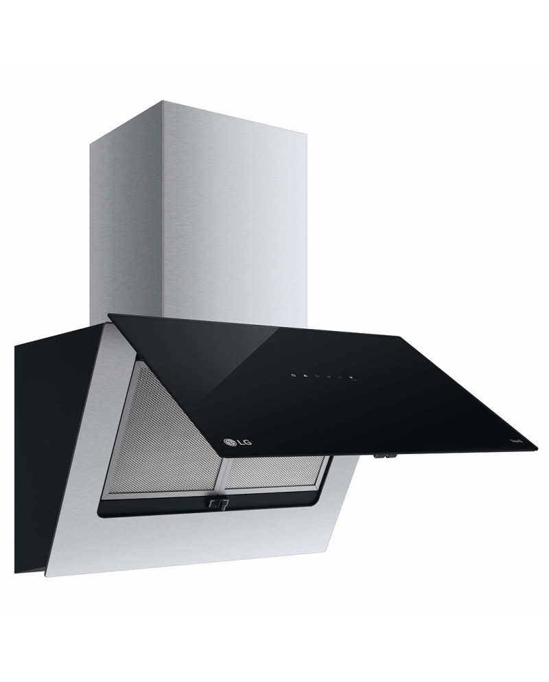 LG CHAMINE PAREDE 60CM 600M3/H PRETO C #6 - HCEZ2428B