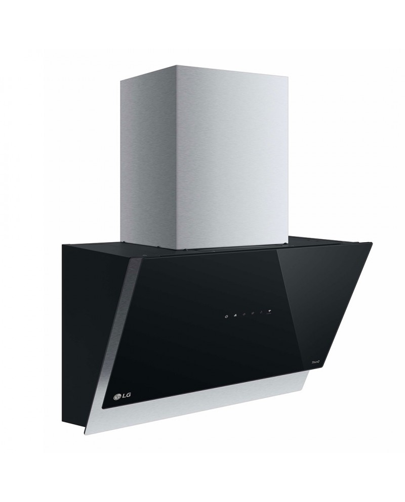 LG CHAMINE PAREDE 60CM 600M3/H PRETO C #10 - HCEZ2428B