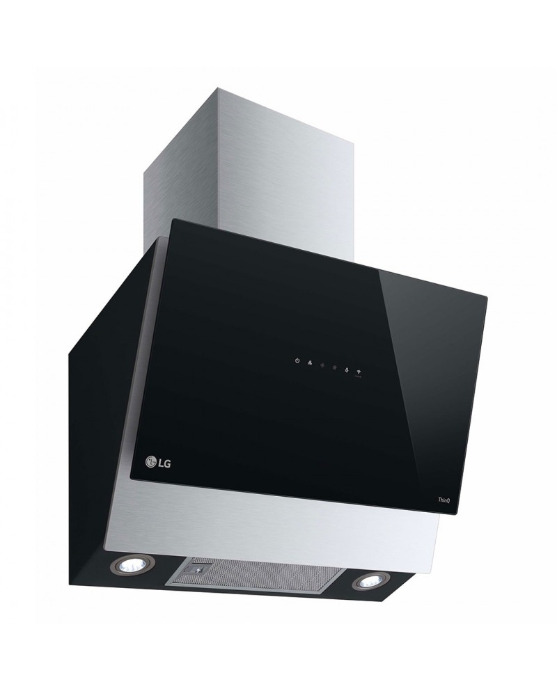LG CHAMINE PAREDE 60CM 600M3/H PRETO C #15 - HCEZ2428B