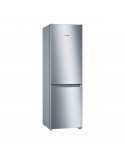 BOSCH COMBINADO NO FROST 186x60X66MT PORTAS INOX E - KGN36NLEA