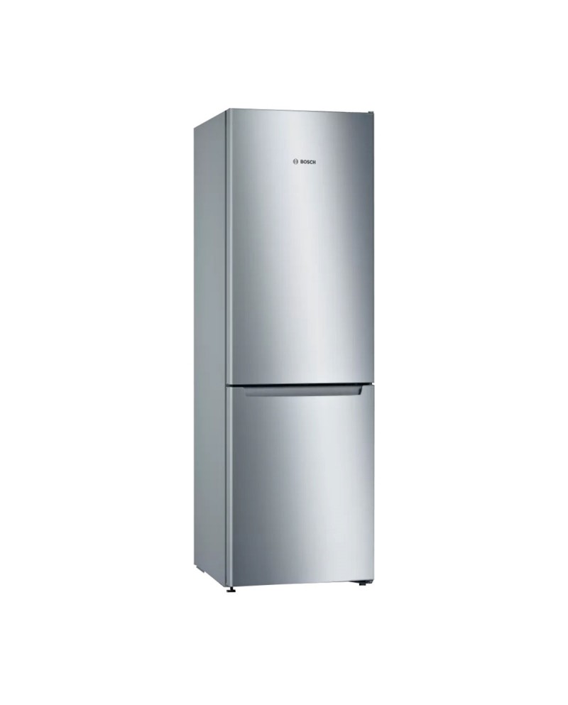 BOSCH COMBINADO NO FROST 186x60X66MT PORTAS INOX E - KGN36NLEA