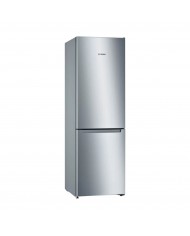 BOSCH COMBINADO NO FROST 186x60X66MT PORTAS INOX E - KGN36NLEA