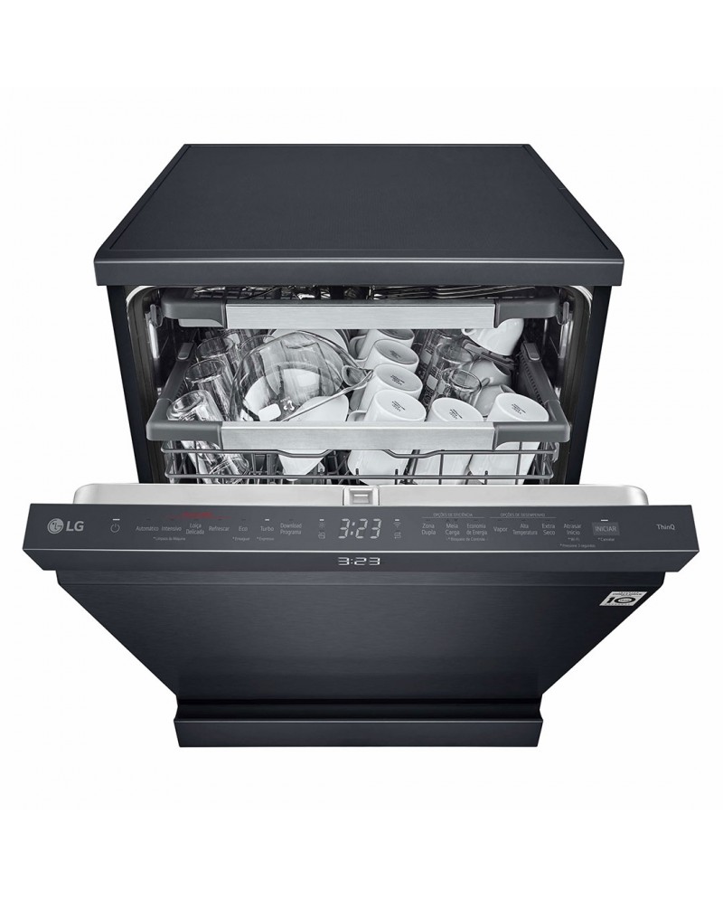 LG MAQUINA LOUÇA 10PROG 14TALHERES ESSENCE BLACK A #4 - DF587HMS LG MAQUINA LOUÇA 10PROG 14TALHERES ESSENCE BLACK A #4 - DF587HMS