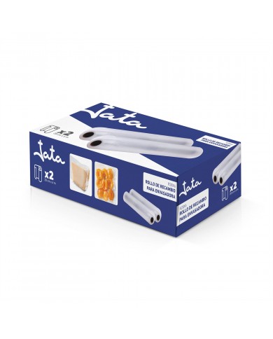 JATA ROLO DE SACOS P/ EV104 2 ROLOS 28CMX6MT - R28X6 JATA ROLO DE SACOS P/ EV104 2 ROLOS 28CMX6MT - R28X6