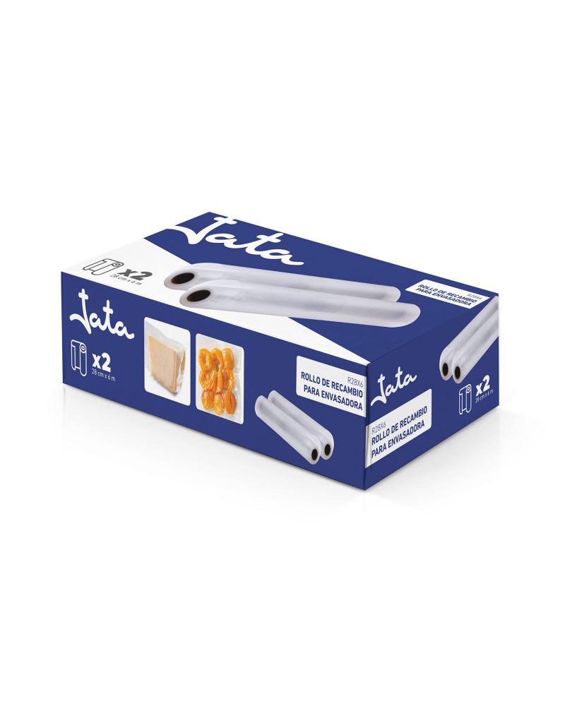JATA ROLO DE SACOS P/ EV104 2 ROLOS 28CMX6MT - R28X6