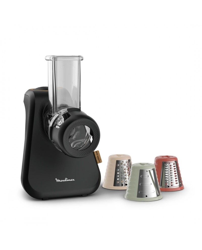 MOULINEX RALADOR ELETRICO 3EM1 200W ECO RESPECT PRETO - DJ77EN10