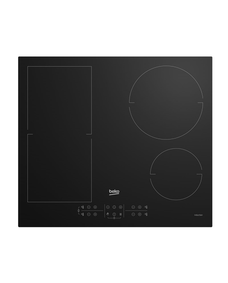 BEKO PLACA INDUÇAO 60CM 2 ZONAS FLEX+ 2 NORM. - HII64200FMT