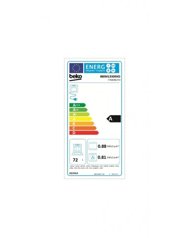 BEKO FORNO MULTIF 8PROG 72LT RAILE TELESCOPICO INOX A - BBIM13300XD BEKO FORNO MULTIF 8PROG 72LT RAILE TELESCOPICO INOX A - BBIM13300XD