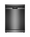 SIEMENS MAQUINA LOUÇA 6 PROG 14TALHERES BLACK/INOX B - SN23EC03ME SIEMENS MAQUINA LOUÇA 6 PROG 14TALHERES BLACK/INOX B - SN23EC03ME