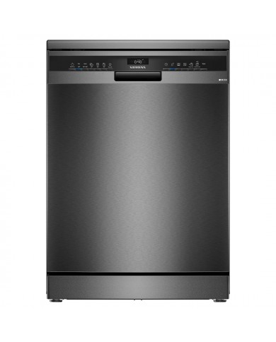 SIEMENS MAQUINA LOUÇA 6 PROG 14TALHERES BLACK/INOX B - SN23EC03ME SIEMENS MAQUINA LOUÇA 6 PROG 14TALHERES BLACK/INOX B - SN23EC03ME