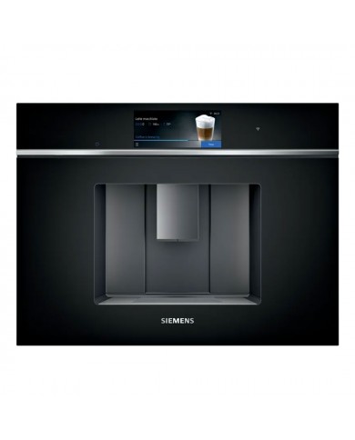 SIEMENS MAQUINA CAFE INTEGRAR 45CM VIDRO PRETO - CT718L1B0