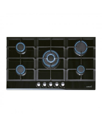 CATA PLACA CRISTALGAS 90CM 5GAS NAT - LCI9041BK CATA PLACA CRISTALGAS 90CM 5GAS NAT - LCI9041BK
