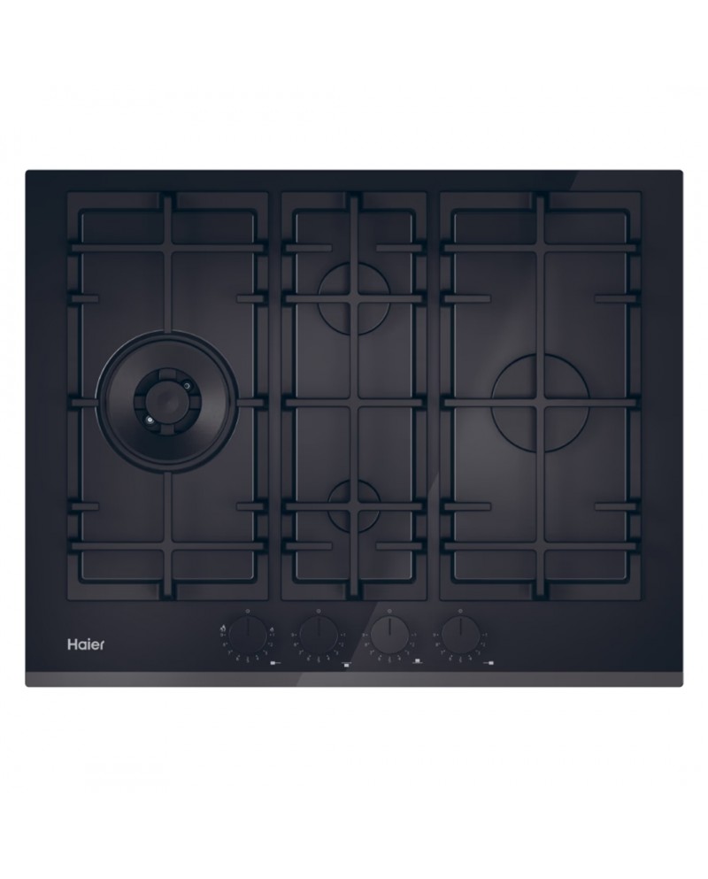 HAIER PLACA CRISTALGAS 65CM 4GAS VIDRO PRETO - HAVG5D4TB HAIER PLACA CRISTALGAS 65CM 4GAS VIDRO PRETO - HAVG5D4TB