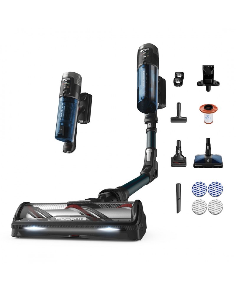 ROWENTA ASPIRADOR VERTICAL VERSATIL X FORCE FLEX 13.60 AQUA - RH9AD1WO