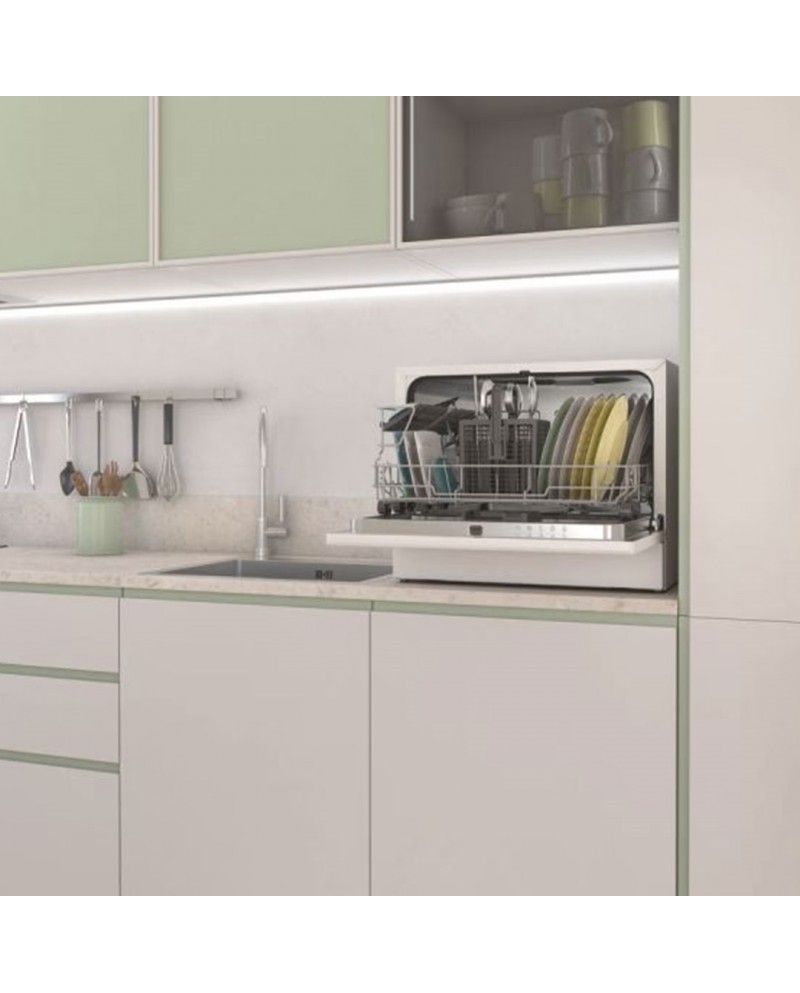 CANDY MAQUINA LOUÇA BALCAO 6TALHERES BRANCA E #7 - CP6E51LW CANDY MAQUINA LOUÇA BALCAO 6TALHERES BRANCA E #7 - CP6E51LW